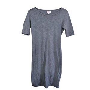 Lularoe Julia Dress XS Gray Cotton/Spandex Blend Comfortable Casual Wear